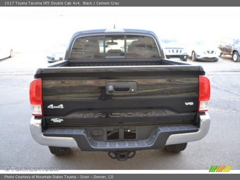 Black / Cement Gray 2017 Toyota Tacoma SR5 Double Cab 4x4