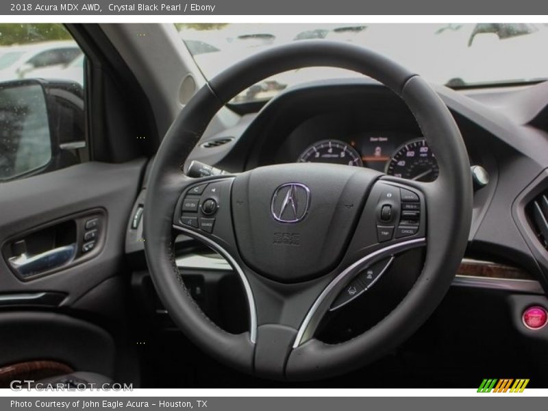 Crystal Black Pearl / Ebony 2018 Acura MDX AWD