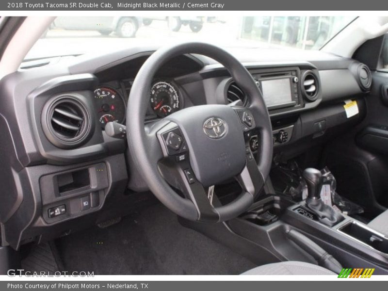 Dashboard of 2018 Tacoma SR Double Cab