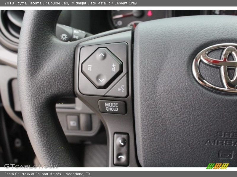 Controls of 2018 Tacoma SR Double Cab