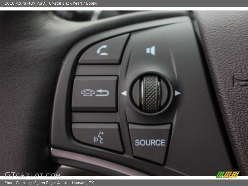 Controls of 2018 MDX AWD