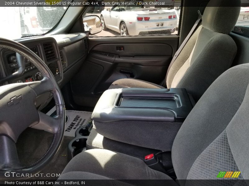Dark Gray Metallic / Dark Charcoal 2004 Chevrolet Silverado 1500 LS Regular Cab 4x4