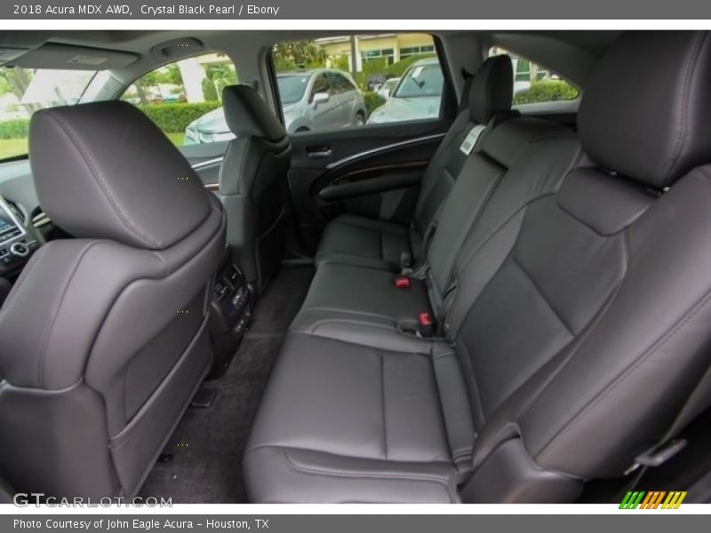 Rear Seat of 2018 MDX AWD