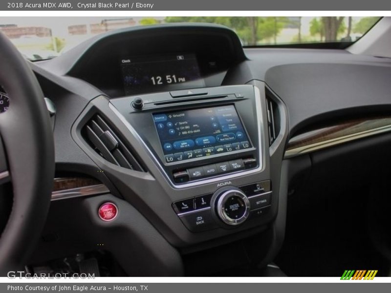 Controls of 2018 MDX AWD