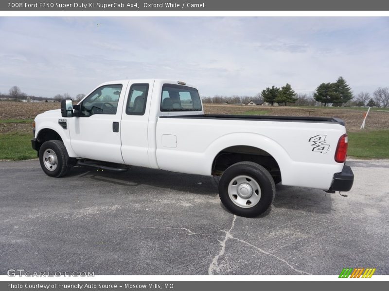 Oxford White / Camel 2008 Ford F250 Super Duty XL SuperCab 4x4
