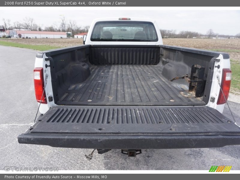 Oxford White / Camel 2008 Ford F250 Super Duty XL SuperCab 4x4