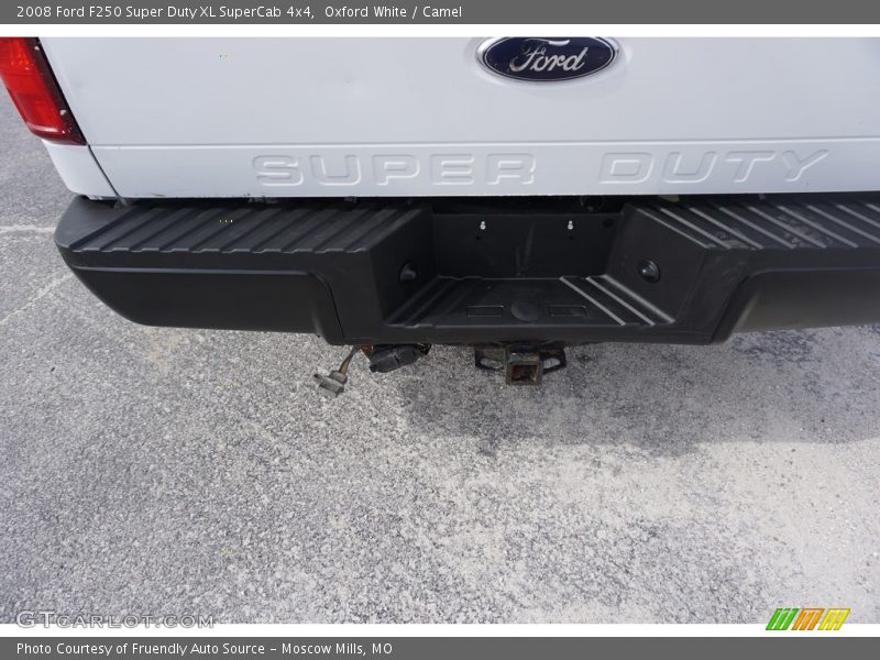Oxford White / Camel 2008 Ford F250 Super Duty XL SuperCab 4x4