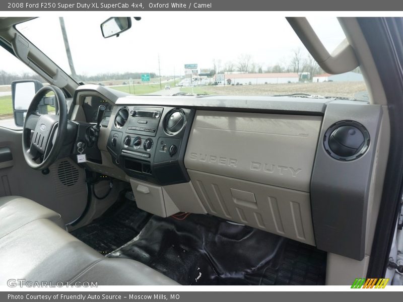 Oxford White / Camel 2008 Ford F250 Super Duty XL SuperCab 4x4