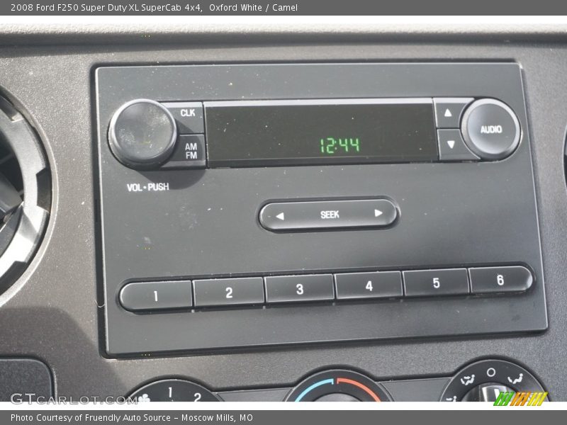 Oxford White / Camel 2008 Ford F250 Super Duty XL SuperCab 4x4