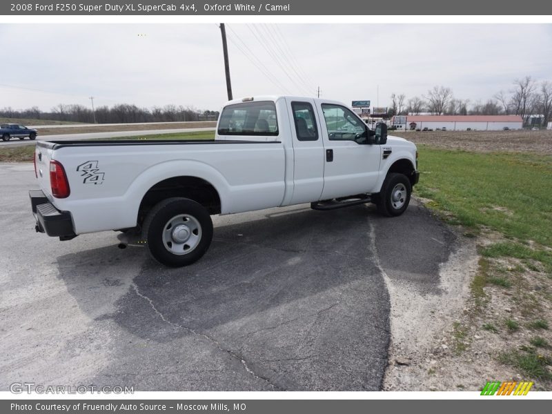 Oxford White / Camel 2008 Ford F250 Super Duty XL SuperCab 4x4