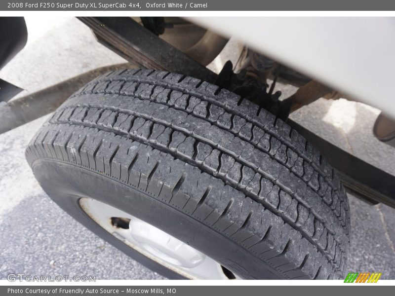 Oxford White / Camel 2008 Ford F250 Super Duty XL SuperCab 4x4