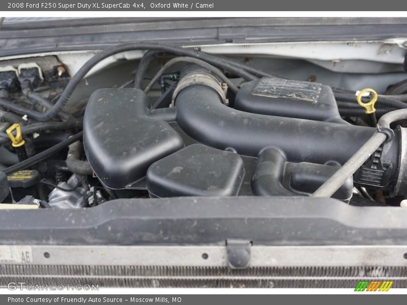 Oxford White / Camel 2008 Ford F250 Super Duty XL SuperCab 4x4