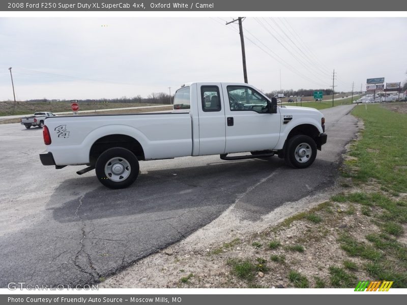 Oxford White / Camel 2008 Ford F250 Super Duty XL SuperCab 4x4