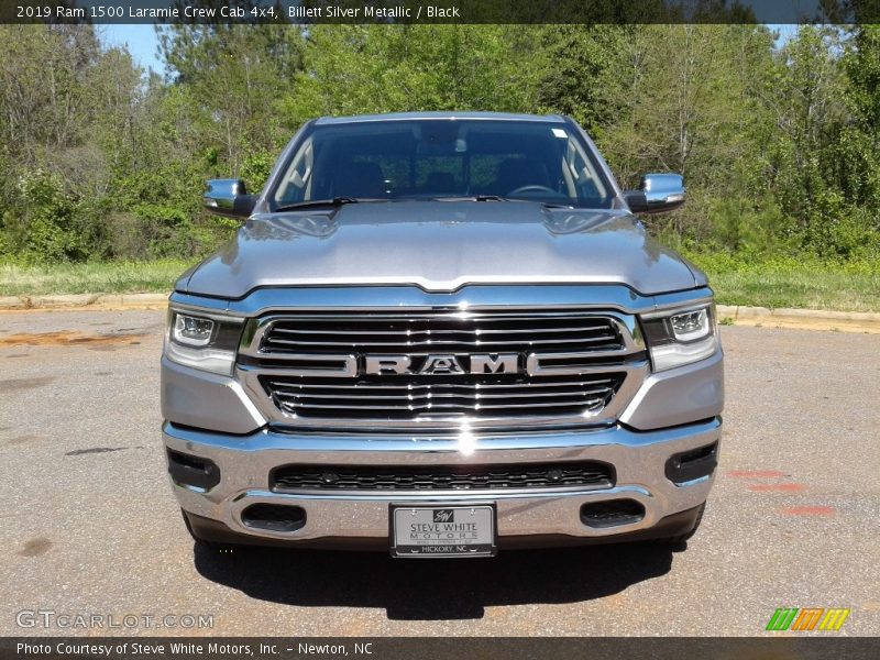Billett Silver Metallic / Black 2019 Ram 1500 Laramie Crew Cab 4x4