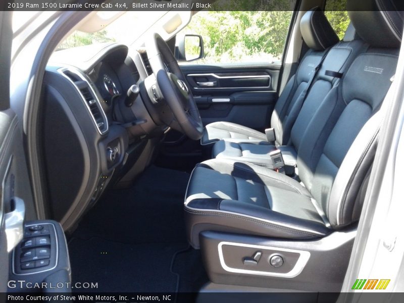 Front Seat of 2019 1500 Laramie Crew Cab 4x4