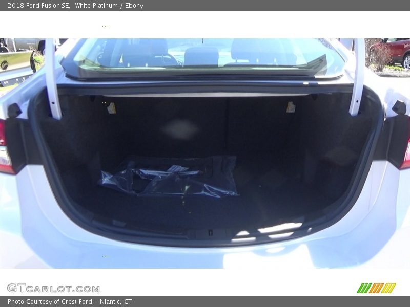 White Platinum / Ebony 2018 Ford Fusion SE