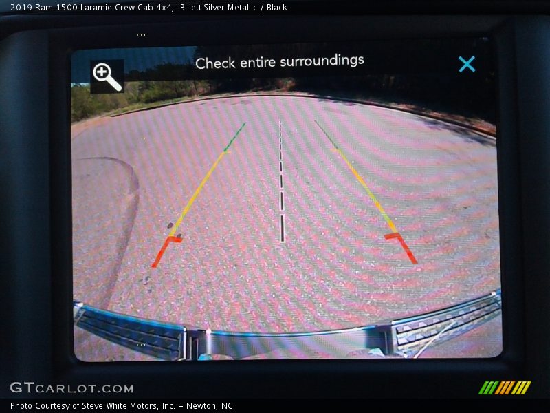 Billett Silver Metallic / Black 2019 Ram 1500 Laramie Crew Cab 4x4