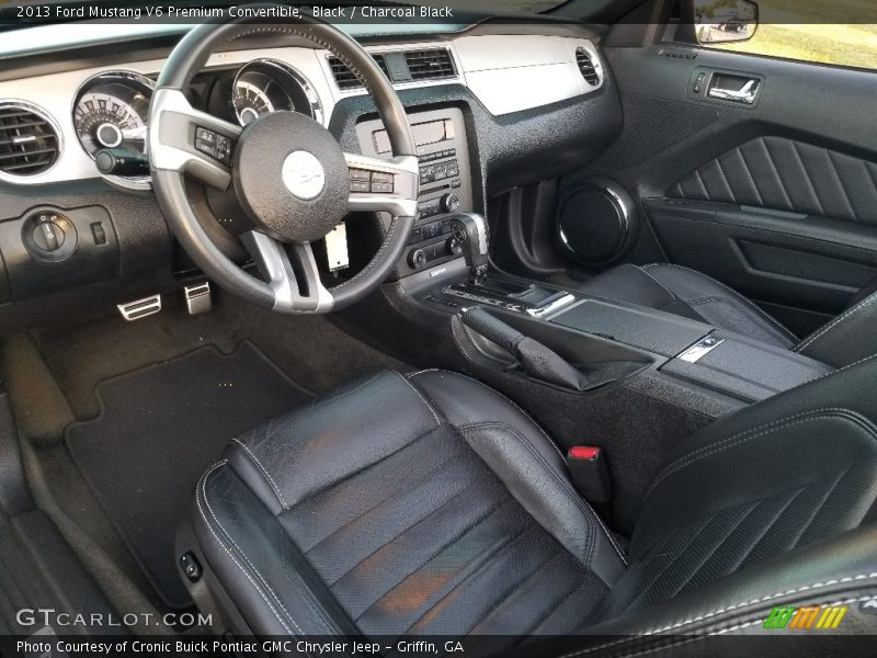 Black / Charcoal Black 2013 Ford Mustang V6 Premium Convertible