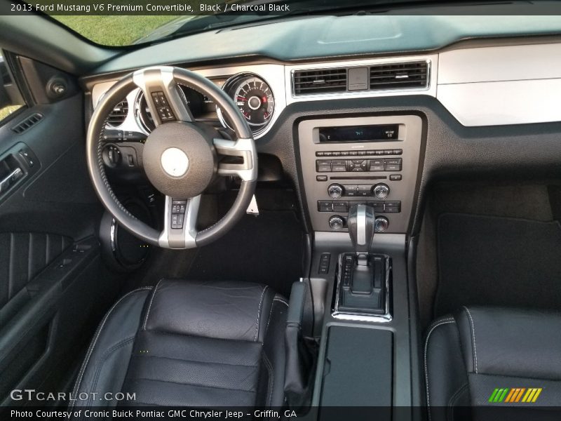 Black / Charcoal Black 2013 Ford Mustang V6 Premium Convertible