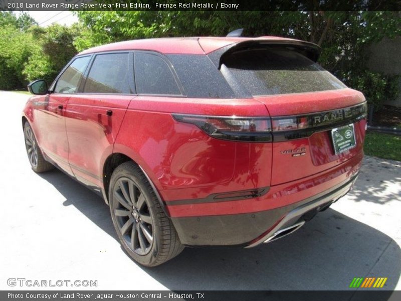 Firenze Red Metallic / Ebony 2018 Land Rover Range Rover Velar First Edition