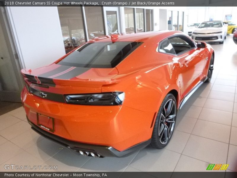 Crush (Orange) / Jet Black/Orange Accents 2018 Chevrolet Camaro SS Coupe Hot Wheels Package