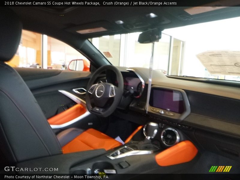 Crush (Orange) / Jet Black/Orange Accents 2018 Chevrolet Camaro SS Coupe Hot Wheels Package