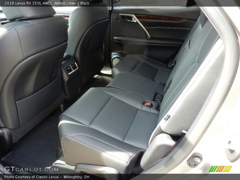 Atomic Silver / Black 2018 Lexus RX 350L AWD