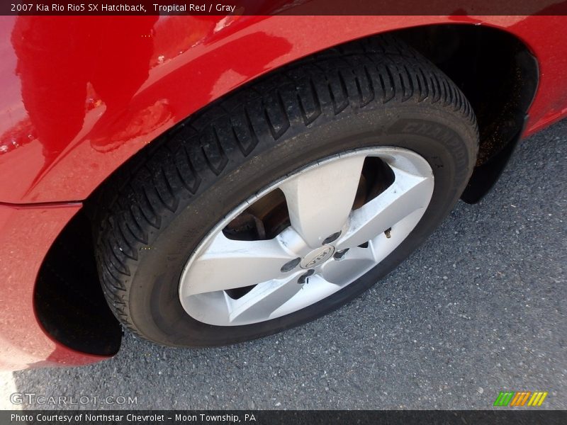 Tropical Red / Gray 2007 Kia Rio Rio5 SX Hatchback