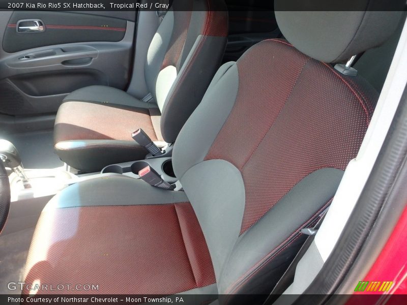 Tropical Red / Gray 2007 Kia Rio Rio5 SX Hatchback