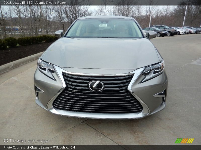 Atomic Silver / Flaxen 2018 Lexus ES 350