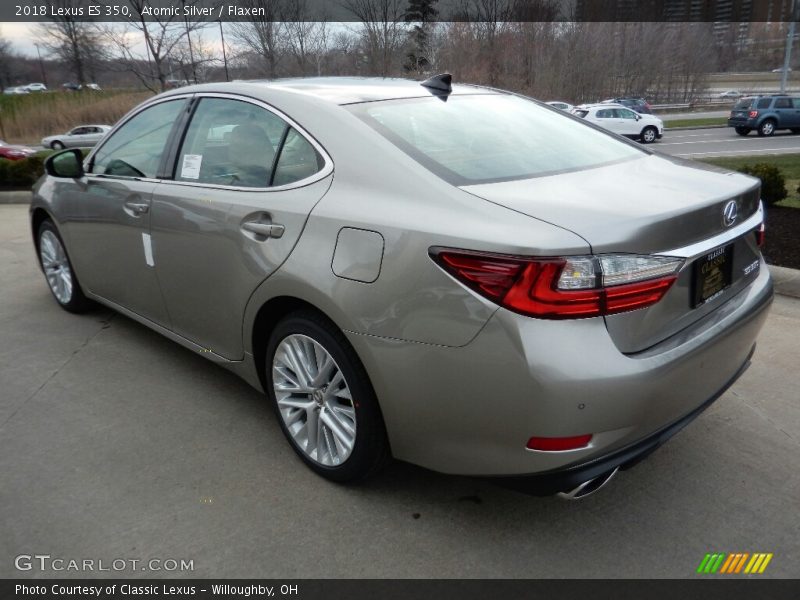 Atomic Silver / Flaxen 2018 Lexus ES 350