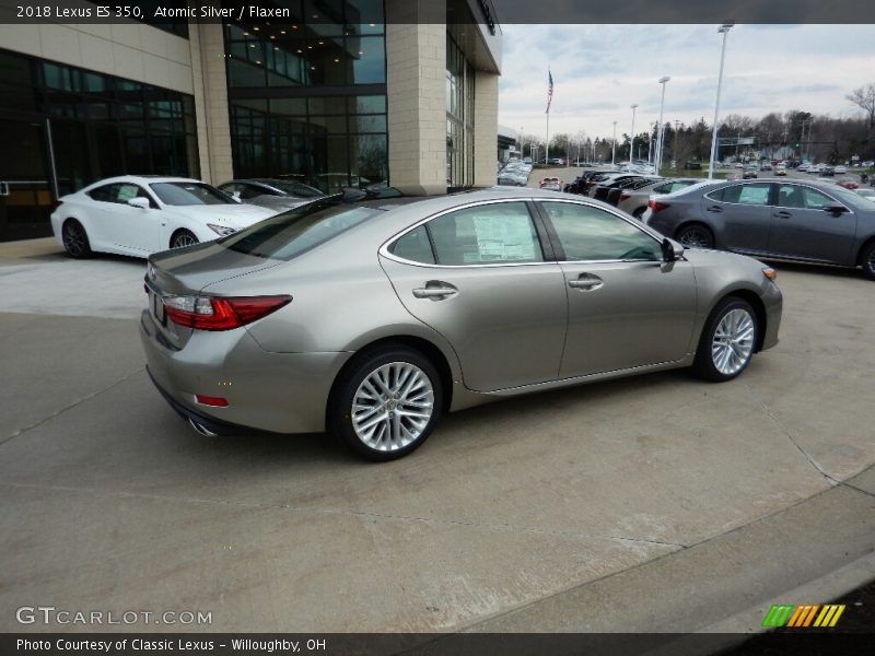 Atomic Silver / Flaxen 2018 Lexus ES 350