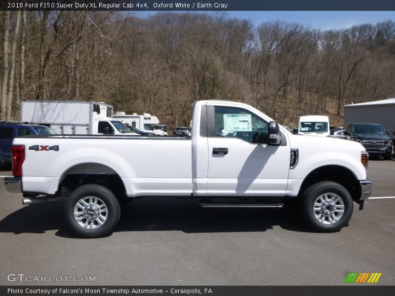 Oxford White / Earth Gray 2018 Ford F350 Super Duty XL Regular Cab 4x4