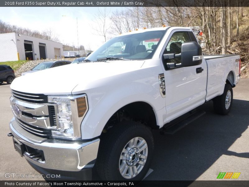 Oxford White / Earth Gray 2018 Ford F350 Super Duty XL Regular Cab 4x4
