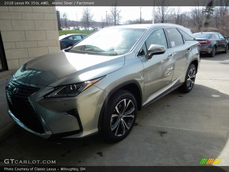 Atomic Silver / Parchment 2018 Lexus RX 350L AWD