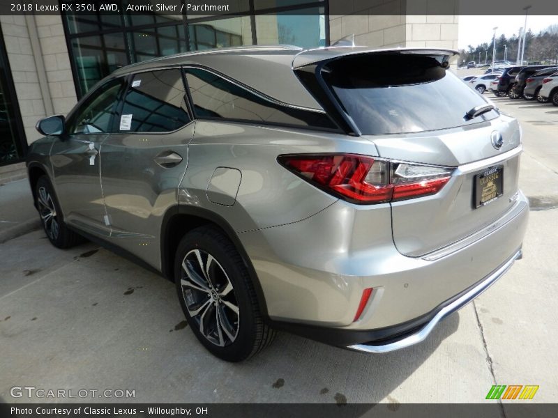 Atomic Silver / Parchment 2018 Lexus RX 350L AWD