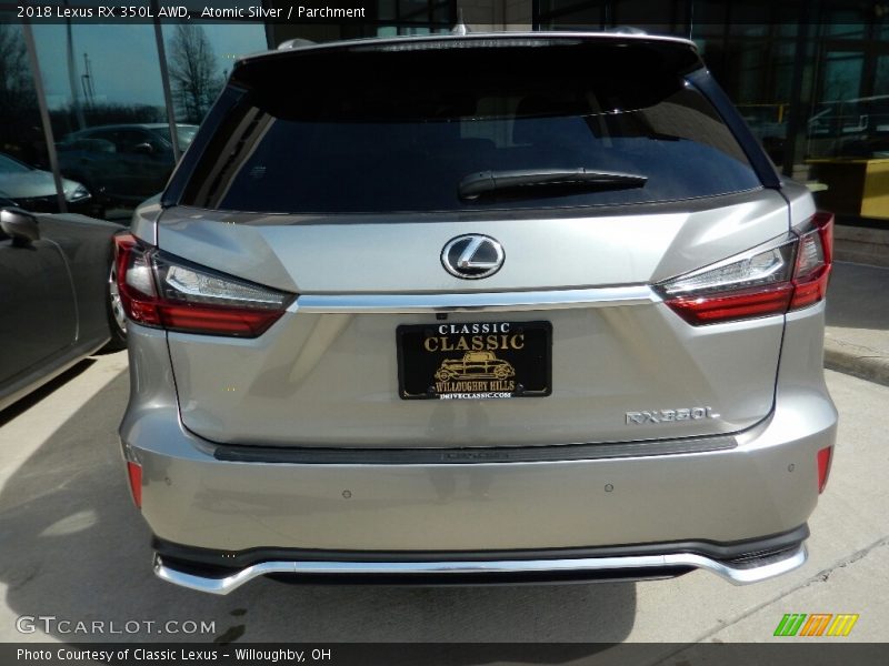 Atomic Silver / Parchment 2018 Lexus RX 350L AWD