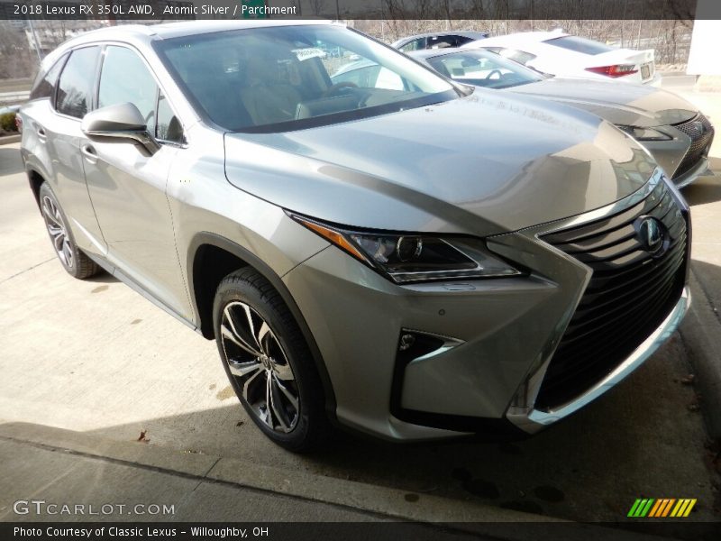 Atomic Silver / Parchment 2018 Lexus RX 350L AWD