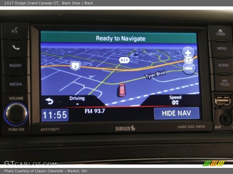 Black Onyx / Black 2017 Dodge Grand Caravan GT