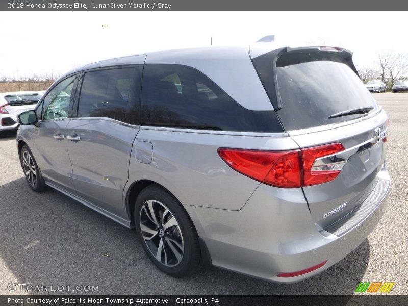 Lunar Silver Metallic / Gray 2018 Honda Odyssey Elite