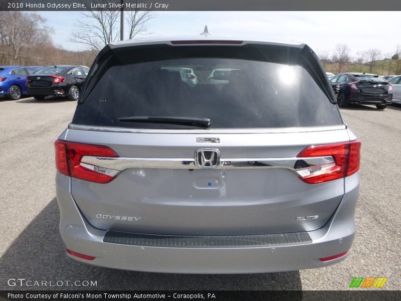 Lunar Silver Metallic / Gray 2018 Honda Odyssey Elite