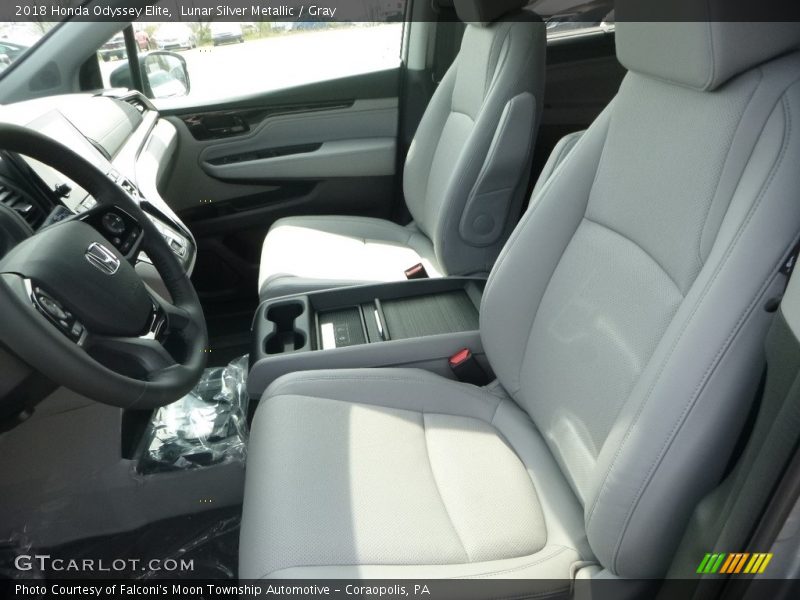 Lunar Silver Metallic / Gray 2018 Honda Odyssey Elite
