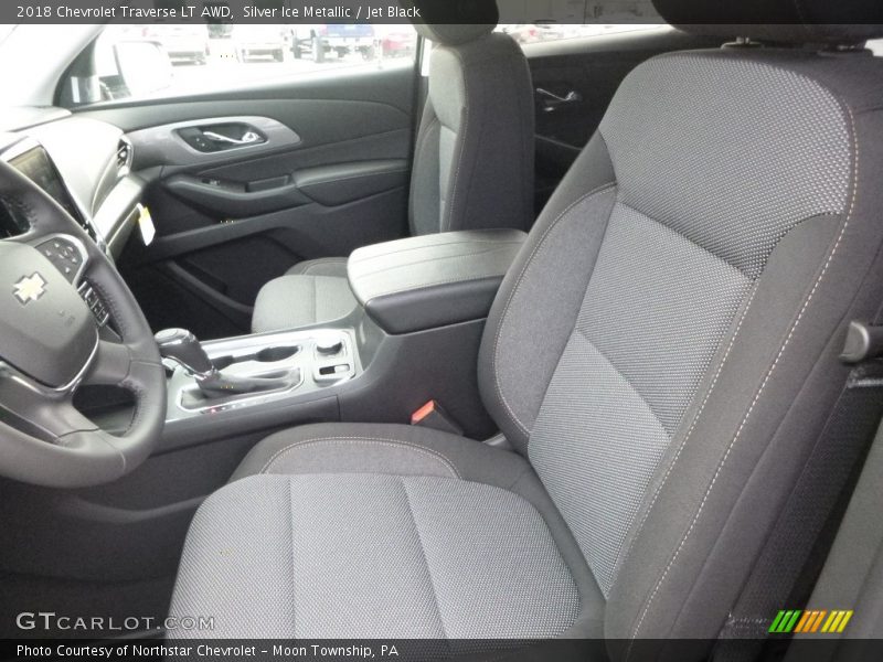 Silver Ice Metallic / Jet Black 2018 Chevrolet Traverse LT AWD