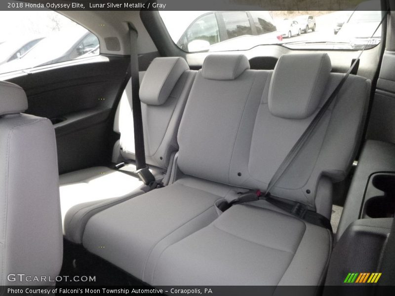 Lunar Silver Metallic / Gray 2018 Honda Odyssey Elite