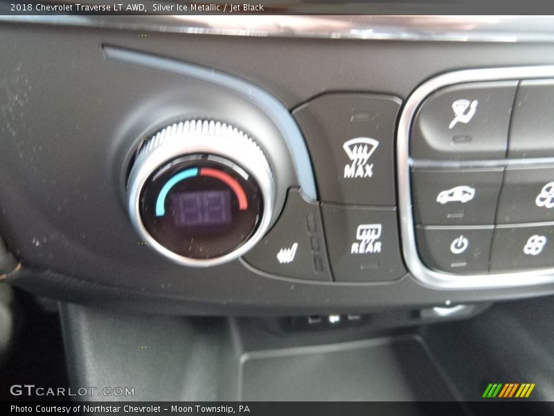 Silver Ice Metallic / Jet Black 2018 Chevrolet Traverse LT AWD