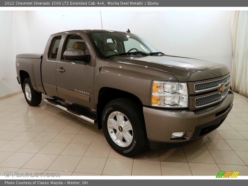 Mocha Steel Metallic / Ebony 2012 Chevrolet Silverado 1500 LTZ Extended Cab 4x4
