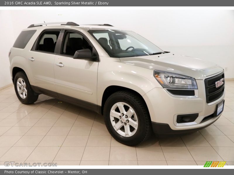 Sparkling Silver Metallic / Ebony 2016 GMC Acadia SLE AWD