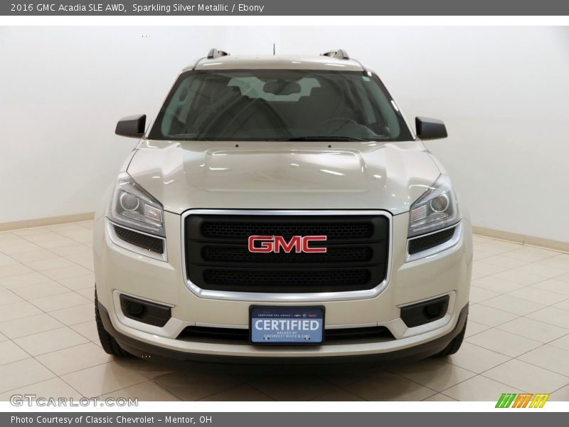 Sparkling Silver Metallic / Ebony 2016 GMC Acadia SLE AWD