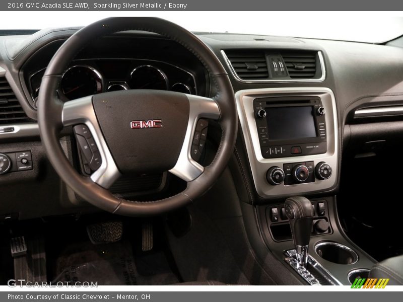 Sparkling Silver Metallic / Ebony 2016 GMC Acadia SLE AWD