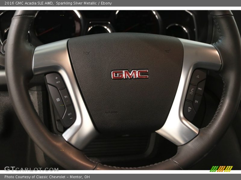 Sparkling Silver Metallic / Ebony 2016 GMC Acadia SLE AWD